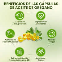 Aceite de Orégano 2 en 1 con  Semilla Negra - 300 Cápsulas Blandas
