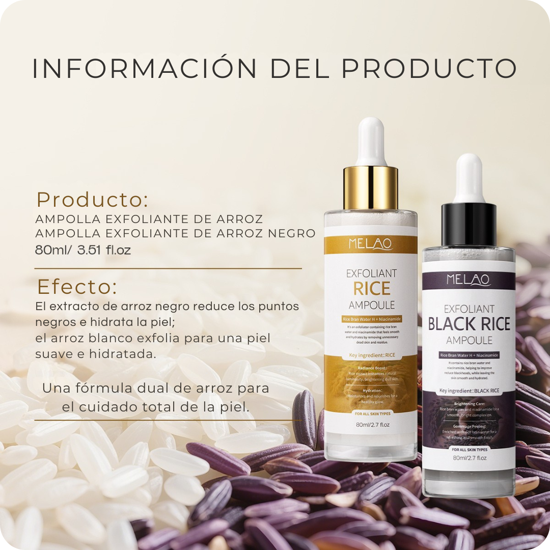 Ampollas exfoliantes de Arroz y Niacinamida™