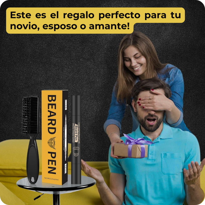 2x1 Lápiz Rellenador de Barba Resistente al Agua