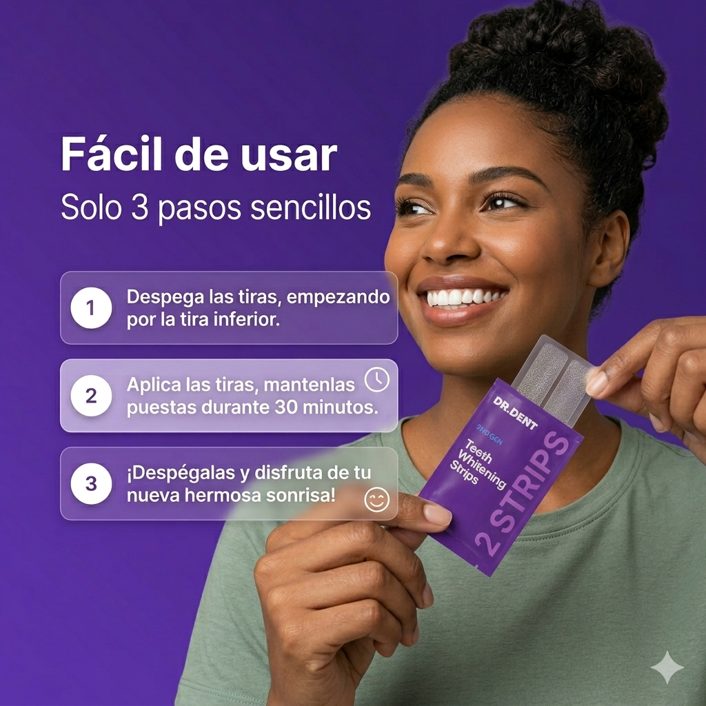 14 Tiras Blanqueadoras Dentales