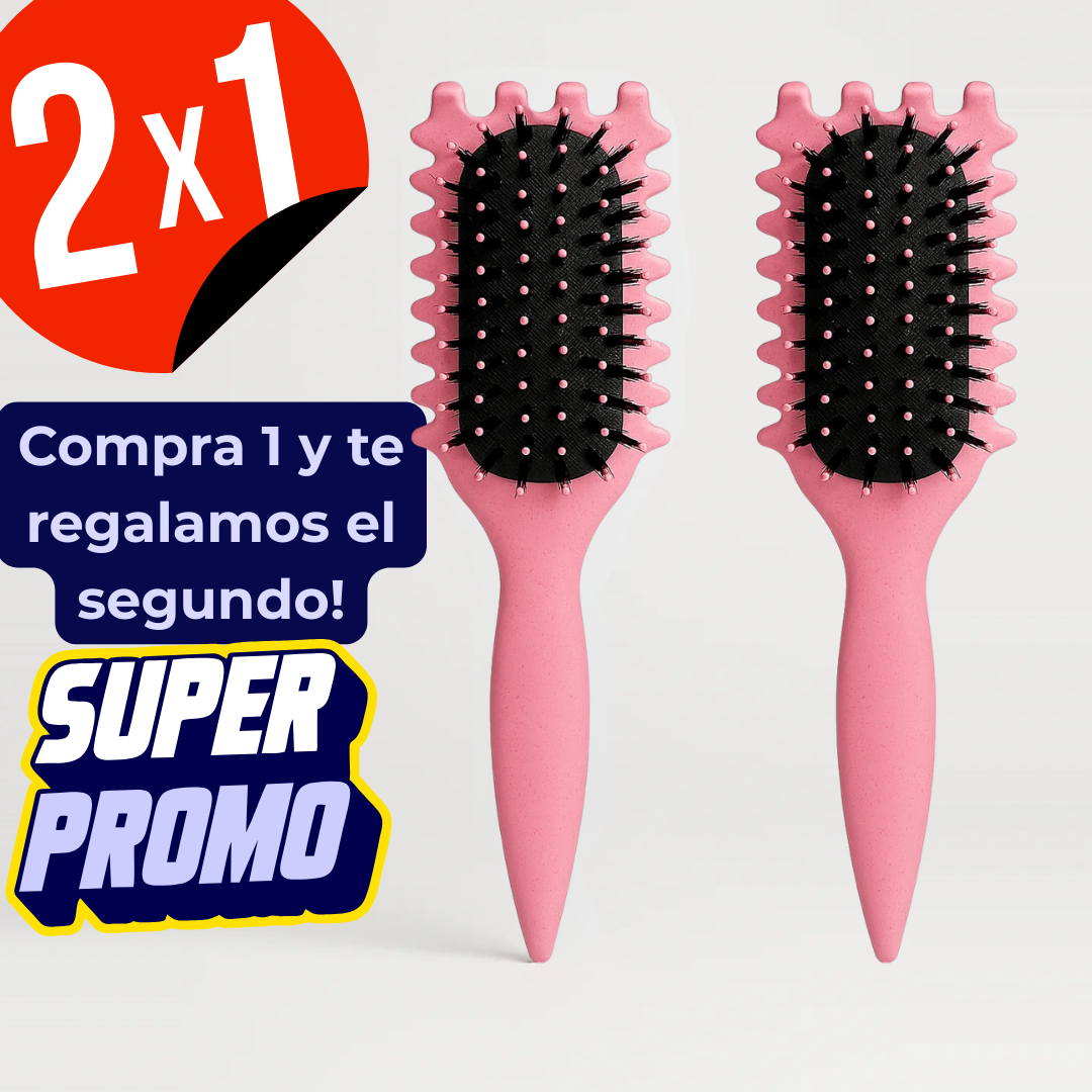 2x1 Cepillo Definidor de Rizos