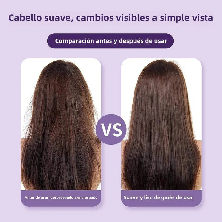 2x1 💇‍♀️ Peine Alisador Inalámbrico portátil 2 en 1 – Cabello Liso y Suave en Minutos